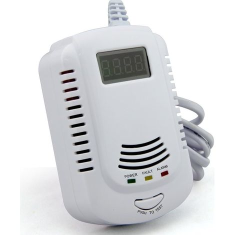 Gas Alarm Gas Detector 12 V 230 V Volt Alarm System Gas Detector (1/5)