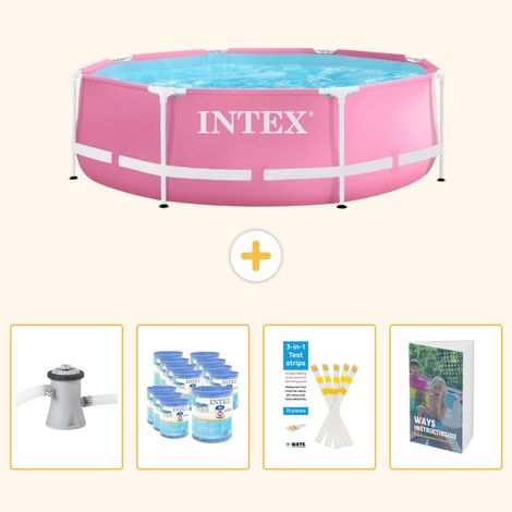 Intex Piscine Tubulaire Ronde - 244x76 cm - 5-pièces SCB123 (1/5)