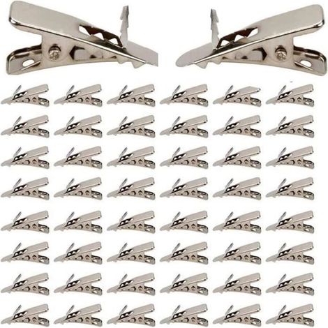 30 pièces Mini Clips métalliques pour fleurs de noël, 30-50 pièces, ornement de fleur'arbre de noël, Clip fix (1/4)