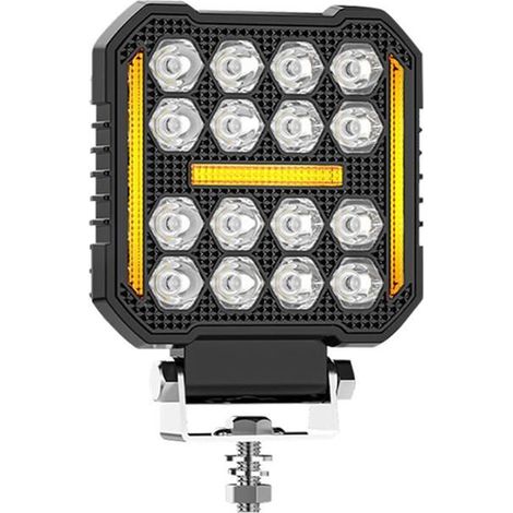Projecteur de travail carré Angel Eye 4 pouces X7 Mixte - JZSH - Pour voiture - Éclairage de chantier (1/5)