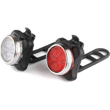WINOMO bicycle - Front and rear lighting lever - 650mAh lithium battery - 4 light modes (1/4)