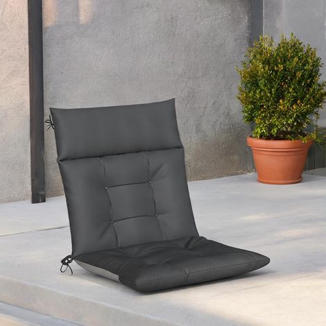 Coussin de chaise de jardin antidérapant en polyester et coton (1/5)