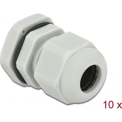Delock Prensacables PG11 10 piezas gris