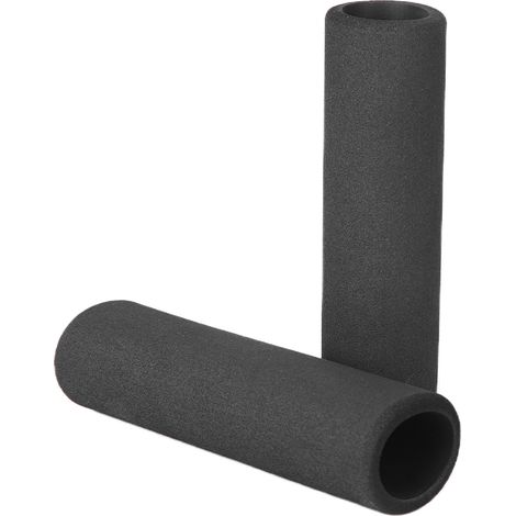 Deux gants de guidon de moto, en mousse, antidérapants et antichoc, noirs, adaptés au modèle R1200. (1/5)