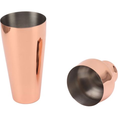 Cocktailshaker aus Edelstahl 304, französischer Stil, roségoldene Farbe, ideal für Cocktails. (1/5)