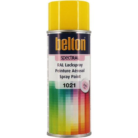 Peinture - AUTO K - RAL 1021 - Jaune Colza - 400 ml - Mat
