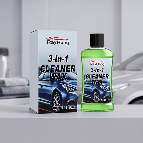 3-in-1-Reiniger für Autolack: Entfernt Flecken, frischt den Glanz auf und sorgt für die tägliche Reinigung und Pflege – 100 ml -- DTEKGAZ (1/5)
