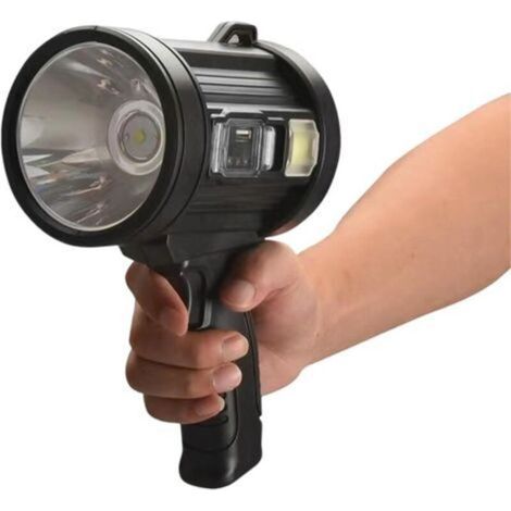 Lampe de poche solaire lumineuse avec capacité pour les environnements difficiles et les situations d'urgence de voyage(Petit) (1/5)