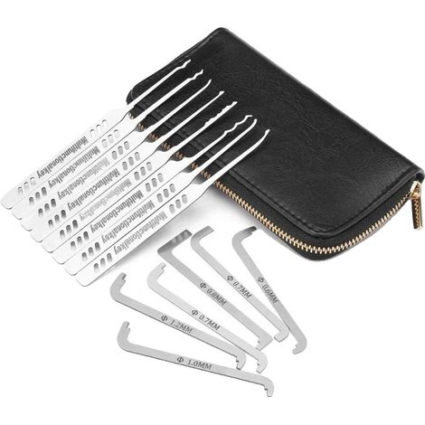 Lockpicking-Set, langlebiger Edelstahl, vielseitige Picks, L (1/2)