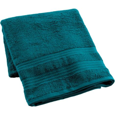 Drap de Bain "Excellence" 90x150cm Bleu Orage (1/5)