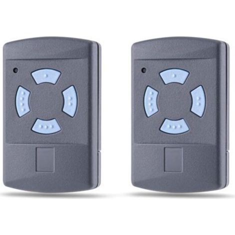 Set di 2 trasmettitori portatili compatibili con Hörmann HSM4 HSE2 HS1 HS4 HSZ1 HSZ2 a 868,3 MHz.