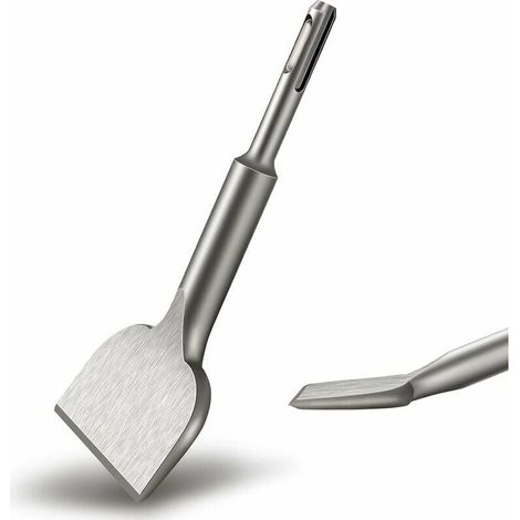 SDS PLUS Fliesenmeißel, 165 mm x 75 mm, Versailles High Quality Expansion Serie, gebogener Meißel für Keramik- und Bodenfliesen