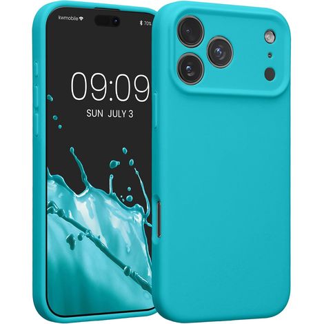 Housse Compatible avec Apple iPhone 18 Pro Max/iPhone 17 Pro Max Coque - Housse de téléphone Protection Souple en TPU Silicone - Cool Glacier (1/5)