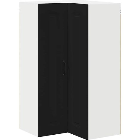 Meuble mural de cuisine,Armoire de cuisine Noir 57 x 57 x 100 cm Bois d'ingénierie CFW64949 (1/5)