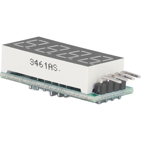 Module d'affichage LED 4 chiffres 7 segments, interface I2C, alimentation CC 5 V/3,3 V DM43B04 (1/5)
