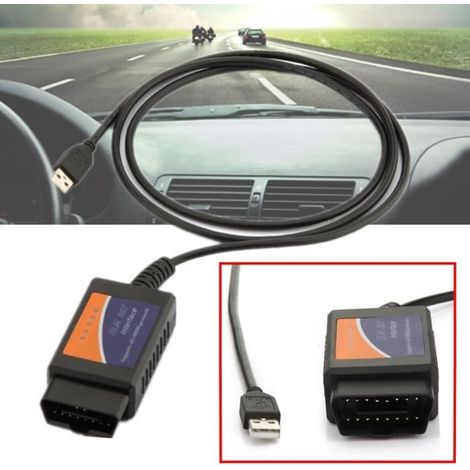 Interface Diagnostic Scanner - NEÜFU - ELM327 V1.5 - USB - OBD-II - Universel (1/4)