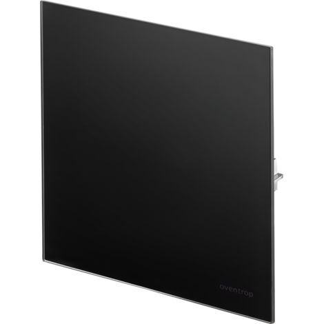 OVENTROP Cubierta para Unibox E RTL y Unibox RLA vario cerrado, vidrio real negro, 1022765