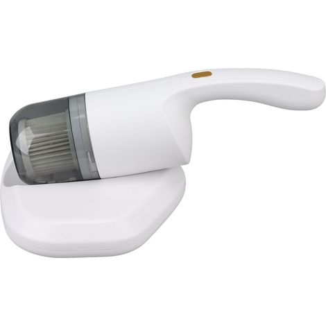 Aspirateur anti-acariens portatif ABS 50 W 7,4 V 2400 mAh, boîte de rangement pour poussière de 200 ml, pour oreillers et vêtements (1/5)