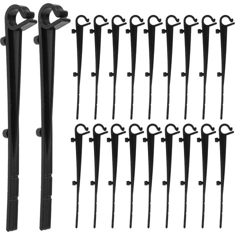 Clips de Fixation pour Gouttières en ABS Noir, Lot de 60, Résistants aux UV, pour Gutter Mesh et Rain Gutter Guards en Extérieur Commercial (1/5)