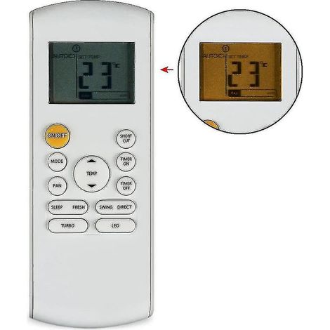 – Télécommande de climatiseur sans fil – Compatible Beko et Midea – Fréquence 433 MHz – Contrôle infrarouge pour modèles Rg57k7(b), bgef, rg57a1(b), rg57b(b), bge (1/5)