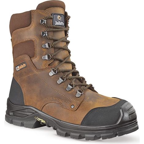 Scarpe antinfortunistiche alte Jallatte Jalhickory SAS S3 CI HI HRO SRC - 43 - Marrone