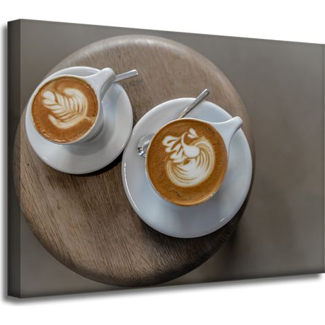 Impression sur toile Tasses à café de cuisine 40x30 cm