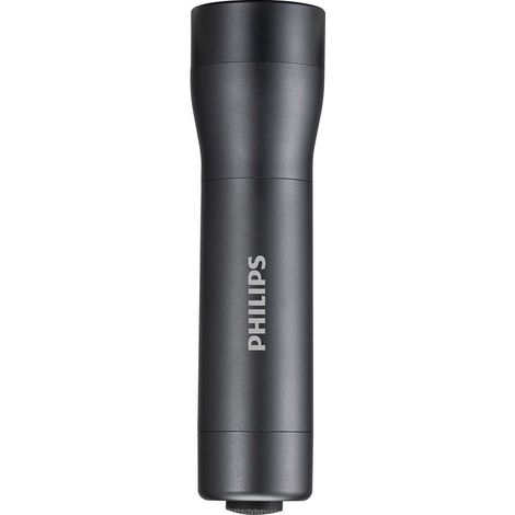 PHILIPS SFL4001T/10 - LED-Taschenlampe, 170 Lumen, bis zu 12 Stunden de Wiedergabe, IPX4 wasserdicht, schwarz (4 AAA-Batterien im Lieferumfang enthalten) (1/3)