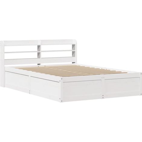 Maison Exclusive - Estructura de cama con cabecero madera pino bl