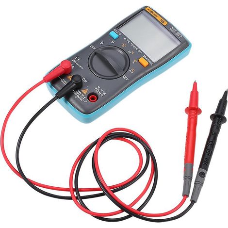 RICHMETERS RM100 Multimètre numérique multifonction LCD True RMS (tension CC/CA, courant, résistance) (1/5)