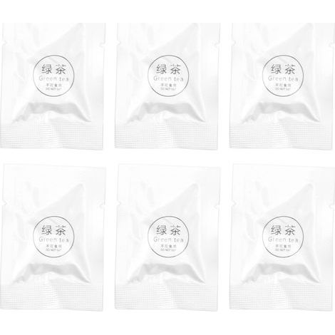 Car air freshener – 6 refillable green tea scented tablets, made of PE material, for vent clip (1/5)