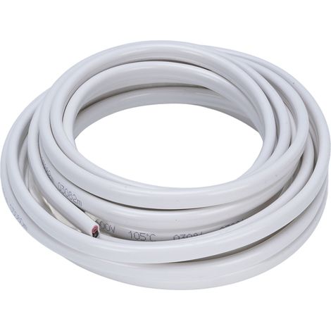 Ortviai Câble électrique marin 14 AWG (2,5 mm²) 20 m, 600 V, 2 conducteurs torsadés, isolé PVC, pour bateaux, camping-cars et véhicules (1/5)