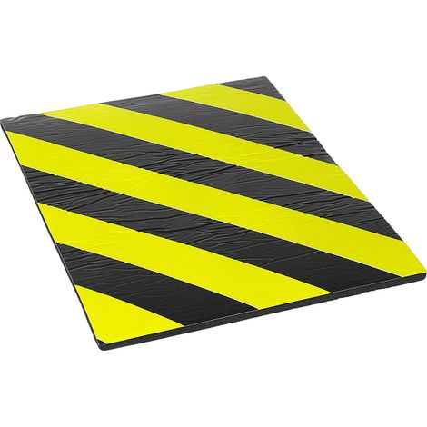 Protector Plano Autoadhesivo | Negro - Amarillo - 400 mm x 320 mm x 10 mm