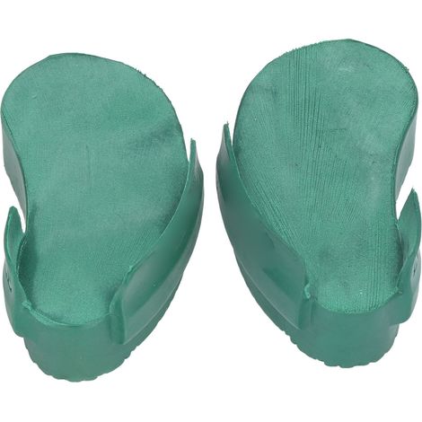 Lot de 2 coussinets adhésifs en caoutchouc vert pour sabots de vaches, avec adhésif, pour pâturage. (1/5)