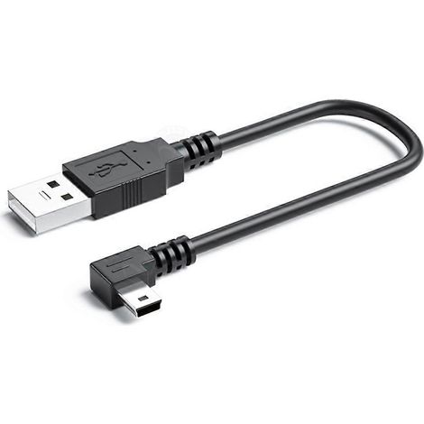 Câble USB vers Mini USB Universel pour Appareils Photo et Smartphones - 25cm (1/4)