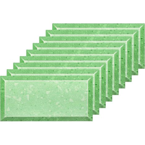 Carte d'approvisionnement : 27 feuilles de carrelage autocollantes et pelables pour crédence (20 x (1/5)