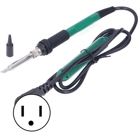 Fer à Souder Électrique à Température Constante, Antioxydant, 5 Niveaux Réglables, Chauffage Rapide, Outil de Soudage avec Prise US AC110V (1/5)