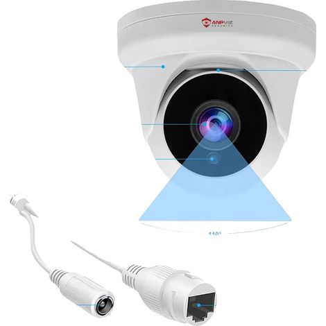 Caméra de sécurité, 4MP, design étanche, Seulement caméra 4mp, 2.8mm (1/5)