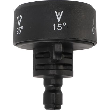 Buse de nettoyeur haute pression, 6 Modes réglables, embouts d'alimentation de remplacement avec connecteurs rapides de 1/4 pouces, noir