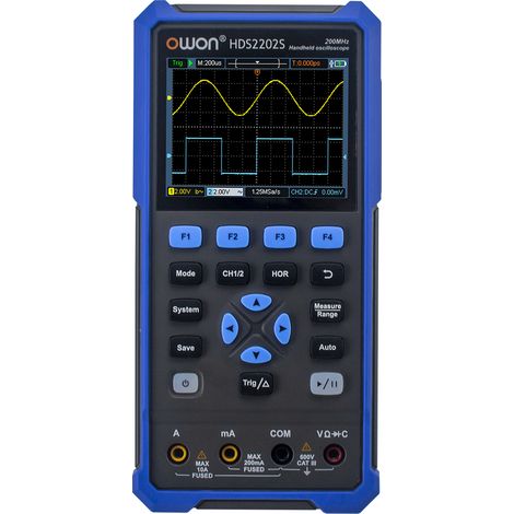 Oscilloscope HDS2202S 200MHz 2CH avec générateur (1/5)