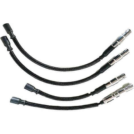 4 câbles d'allumage pour voiture, compatibles avec Mercedes W245 W169 A180 A200 B180 (références : 2661500118, 2661500218, 2661500618, 2661500718) (1/5)