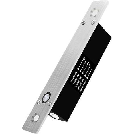 Petit verrou de porte électrique à contrôle d'accès, 12 V CC, avec temporisation et retour d'information du contact de porte (NC). (1/5)