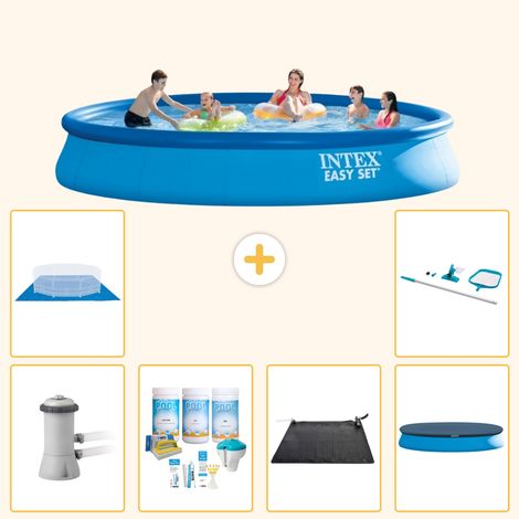 Intex Piscine Easy Set Ronde - 457x84 cm - 7-pièces S20267 (1/5)