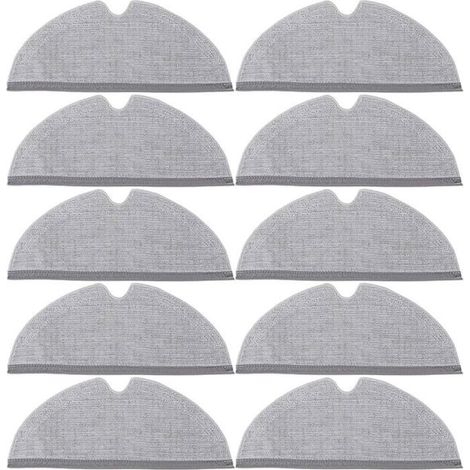 10 Serpillères Accessoires de Rechange pour Xiaomi Roborock S4 /S50 /S51 /S55 /S5 /S5 Max /S6 /S6 Pure /S6 MaxV /Q5 /Q5 Pro /Q5 (1/5)