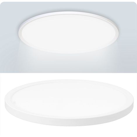 25-W-Smart-Home-LED-Deckenleuchte mit WLAN-Funktion, Graffiti-Effekt, einstellbarer Farbe, Dimmfunktion, Musikrhythmus, warmem und kaltem Licht, RGB-Beleuchtung, ultradünn, weiß, AC 90–250 V (1/5)