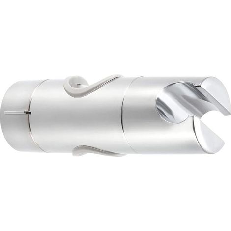 Support de douchette Sourcing Map, réglable en diamètre extérieur 18-25 mm, argenté, pour barre (1/4)