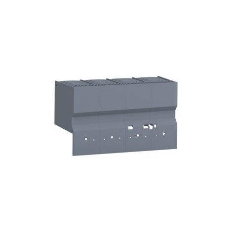 2 Capots cache-bornes pour rallonge de plage P250 4 Pôles HAGER HYT022H (1/2)