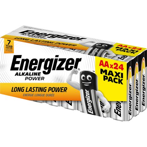 Energizer Power LR06 Mignon (AA)-Batterie Alkali-Mangan  1.5 V 24 St.