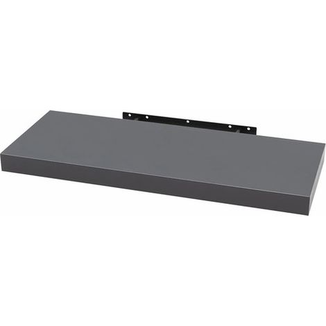 WOLTU Floating Shelf Storage Display Unit Wall Mounted bookcases Unit Dark Grey 110 cm (1/5)