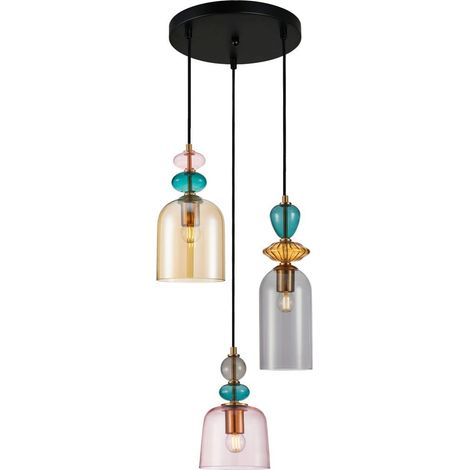 Lampada a sospensione Namos PND270923AMCBRO Italux (1/2)