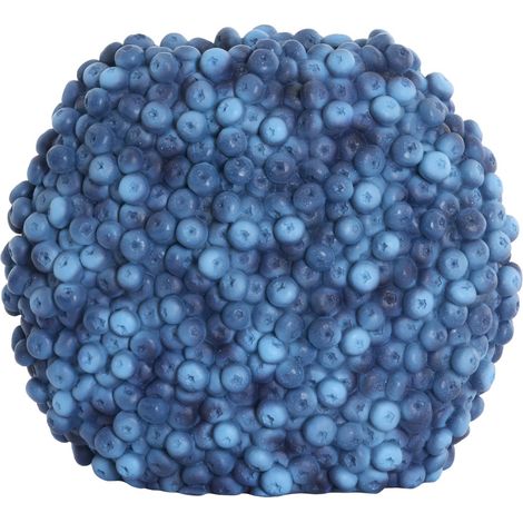 Vaso Light & Living BERRIES blu scuro in plastica – 32x18x27,5 cm
